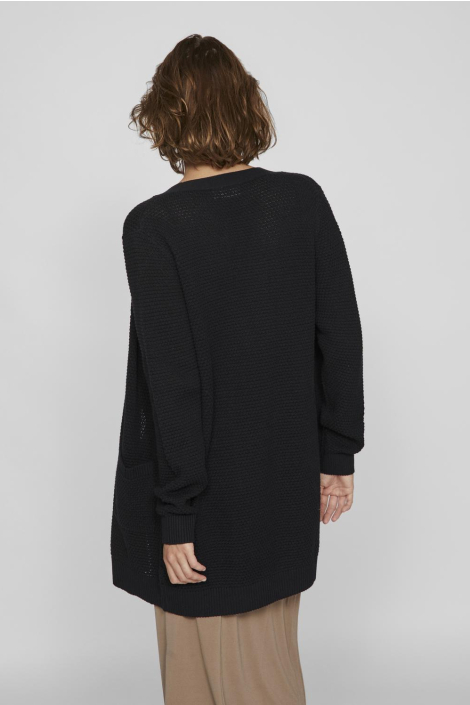 Vila zwarte dames vest