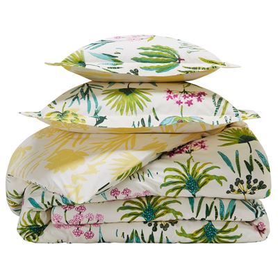 Linge de lit fleurs exotiques - BECQUET CRÉATION