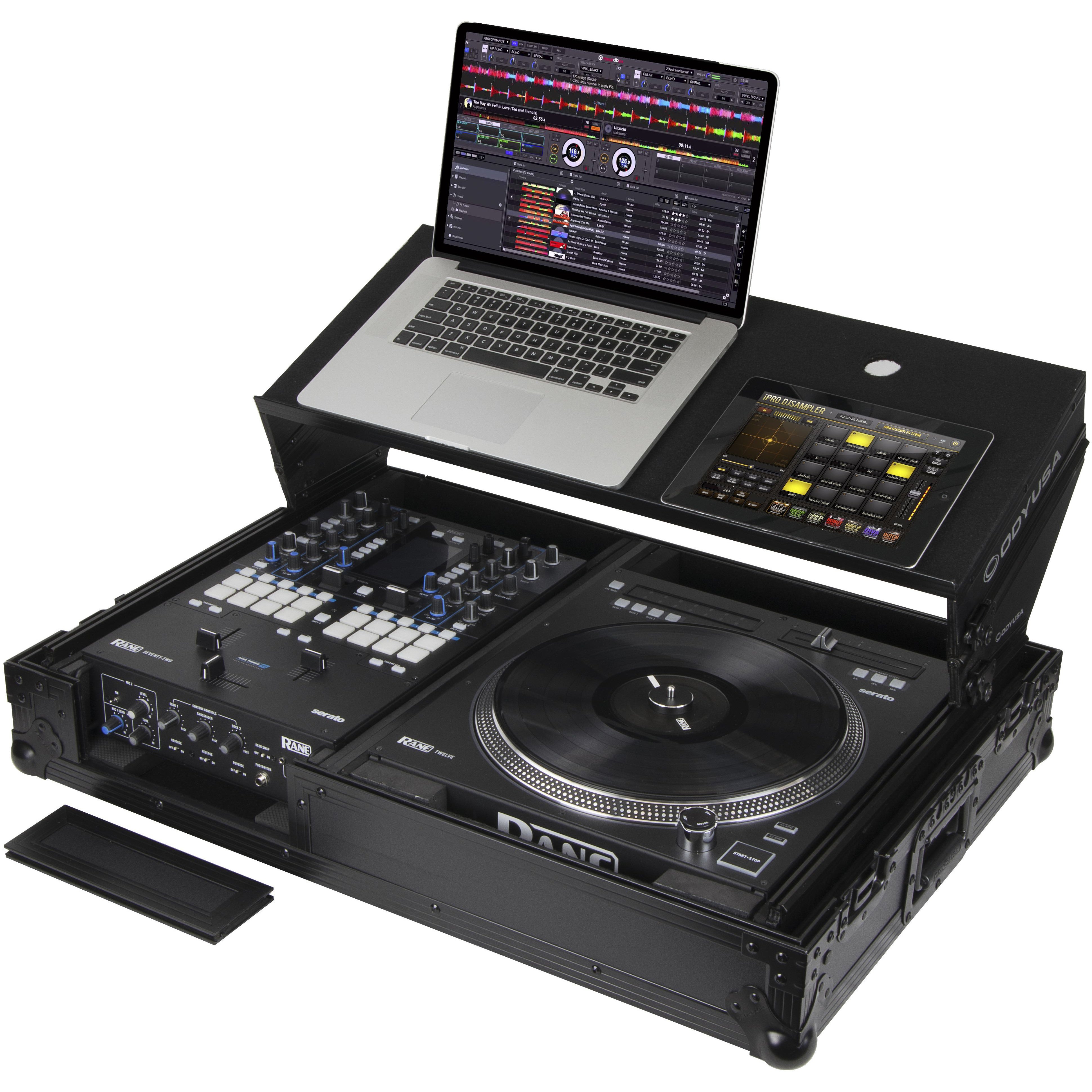 Odyssey FZGS1RA1272WBL voor Rane 72 x Twelve Black Label