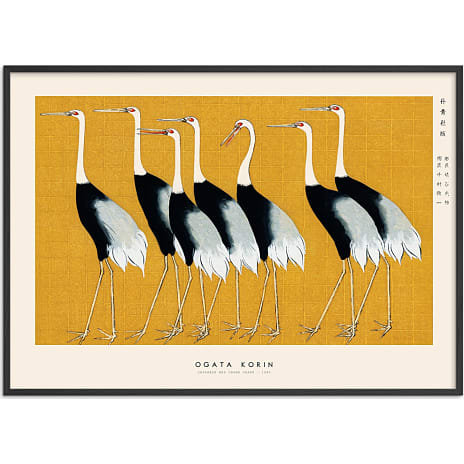 Japanese Red Crown Crane - 70x100 cm