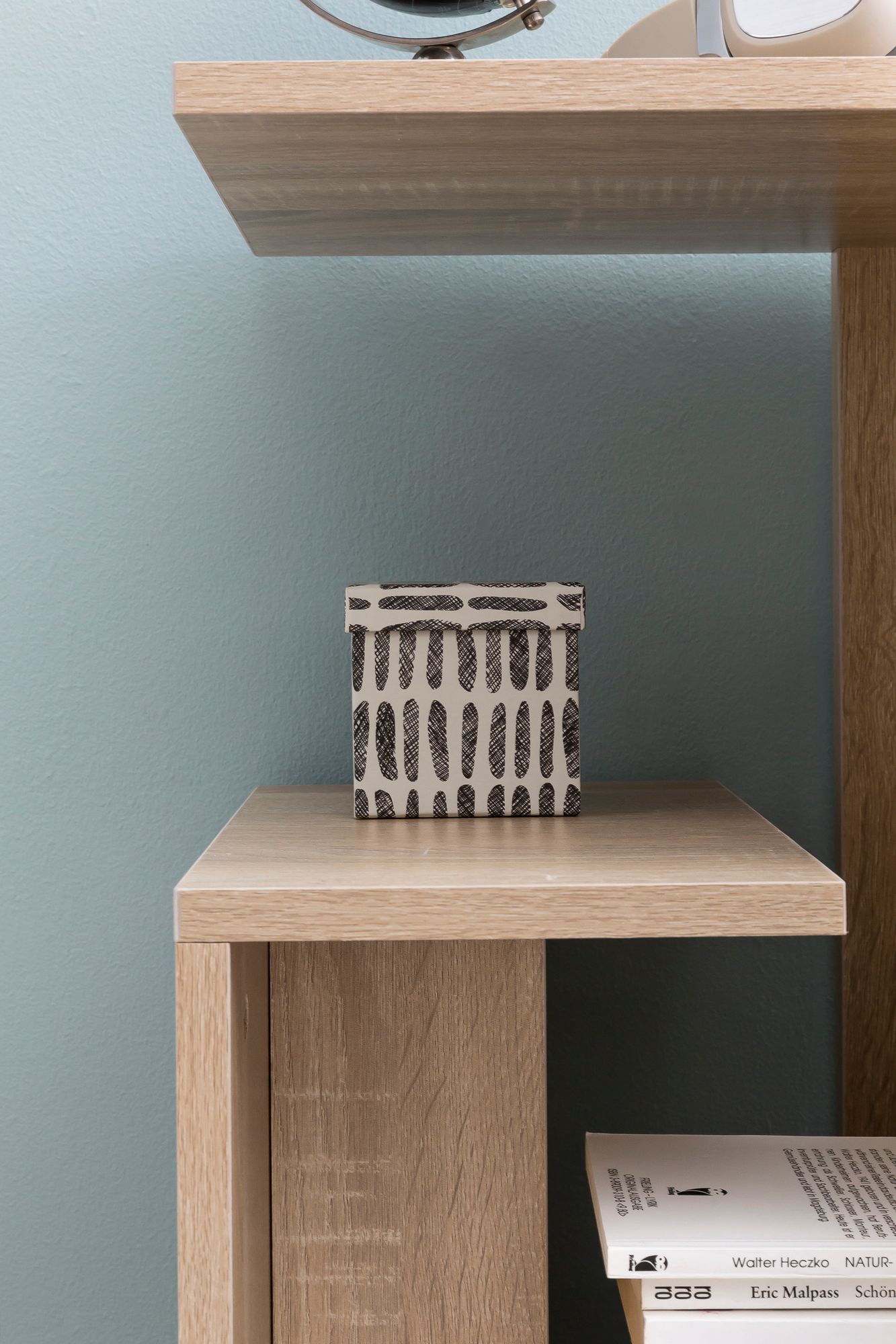 KADIMA DESIGN Beistelltisch BRENTA Holz: 3 Ablagen, 35x61x30 cm, Melaminharzbeschichtung