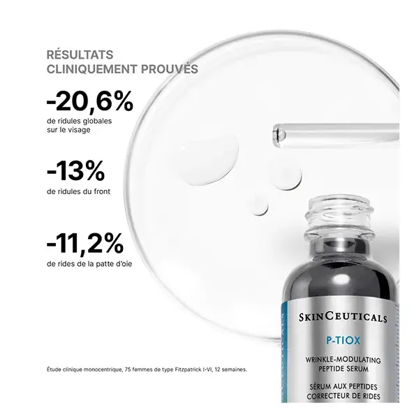 Sérum Corretor de Rugas com Peptídeos P-Tiox da Skinceuticals 30ml