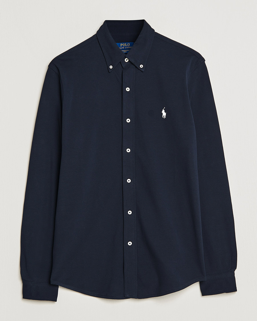 Polo Ralph Lauren Featherweight Mesh Shirt Aviator Navy