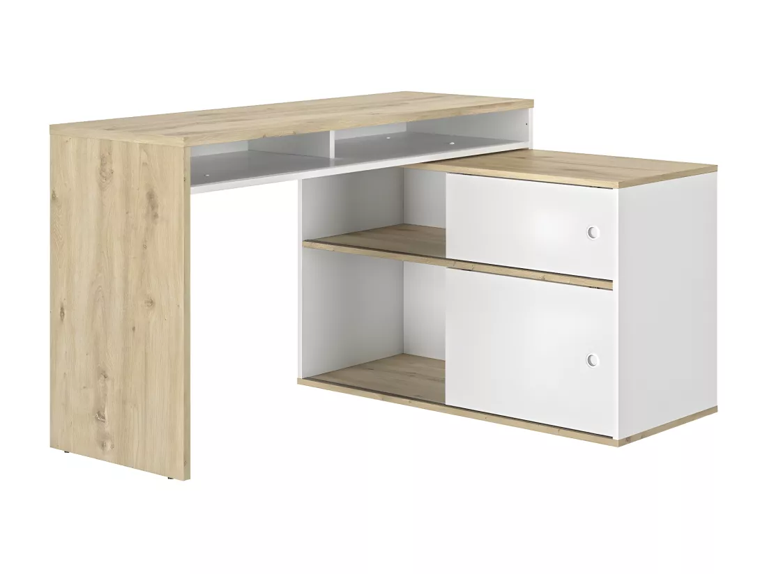 Bureau modulable Modula - L203/130 x H76/62 x P45 cm