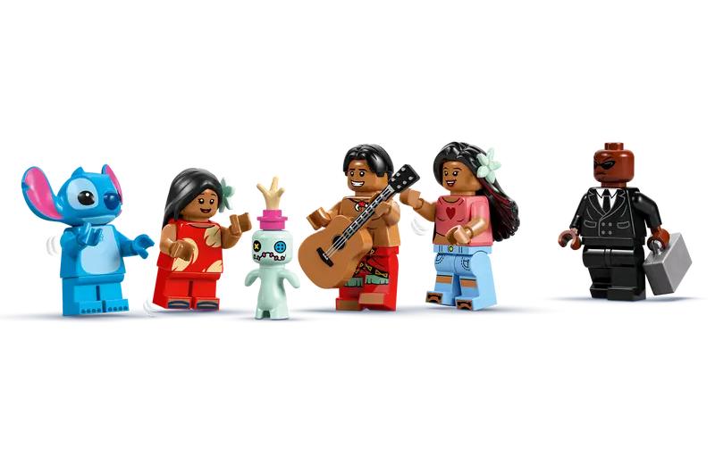 Disney Das Strandhaus aus Lilo und Stitch 43268Bau- und Spielset zum Disney Film Lilo und Stitch für Fans