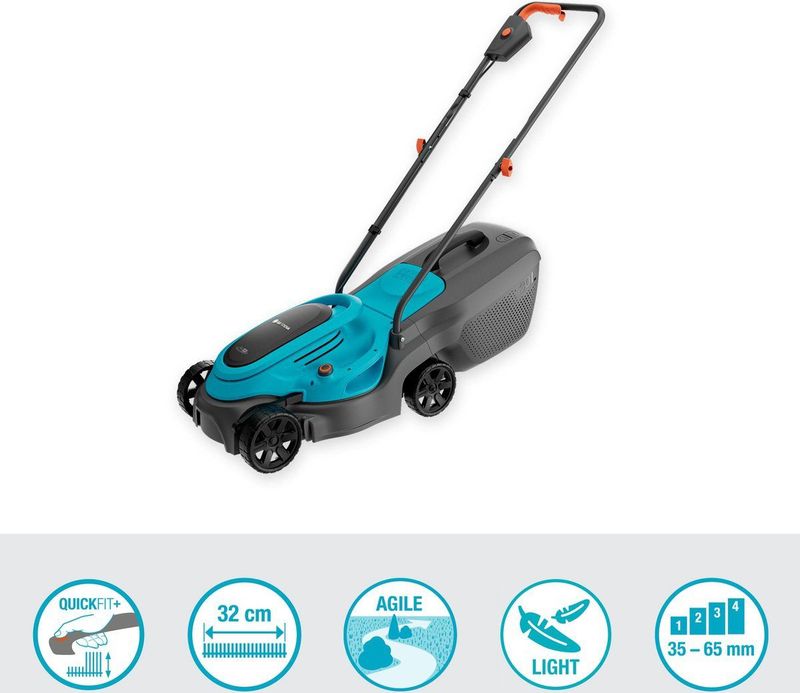 GARDENA EasyMax 32/18V - Accugrasmaaier - Groen - 32 cm Maaibreedte