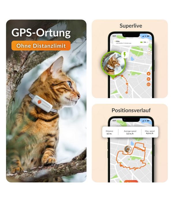 Weenect XS GPS-Tracker für Katzen, ca.