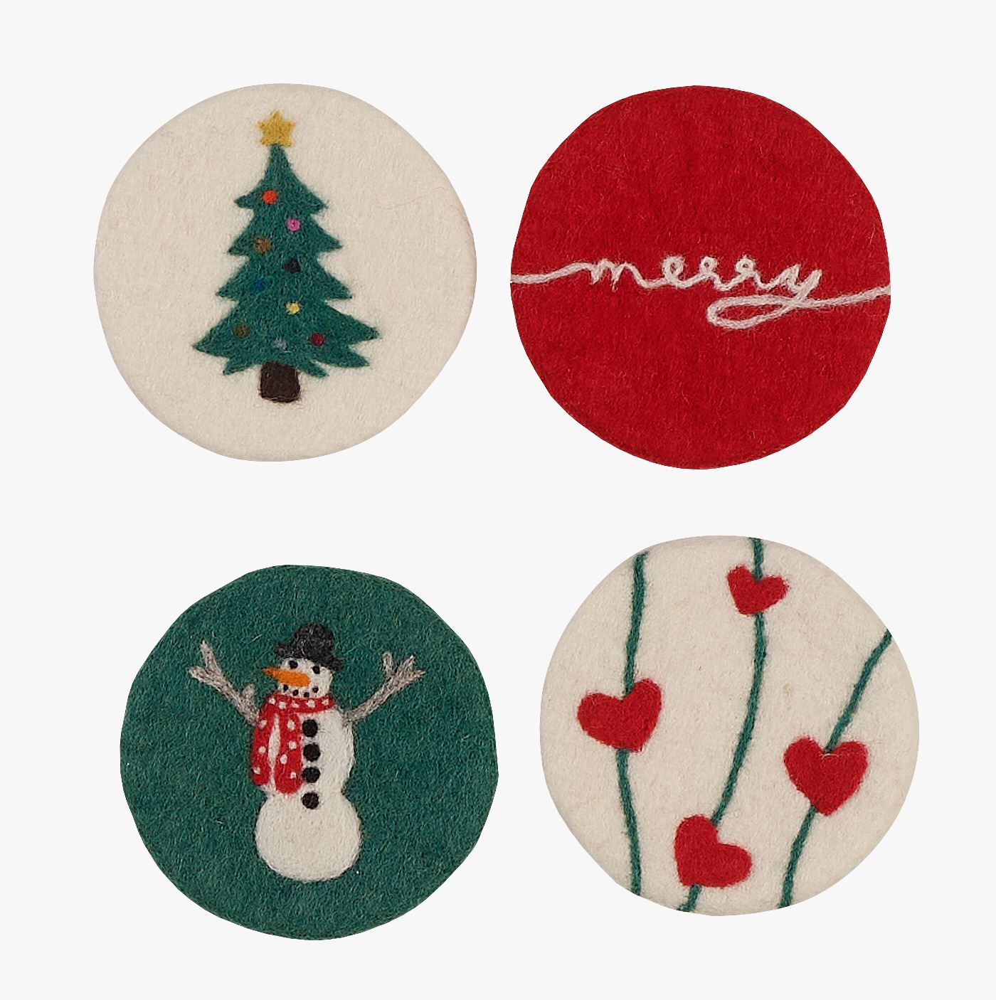 4pk drikkebrikke multi - ø 10