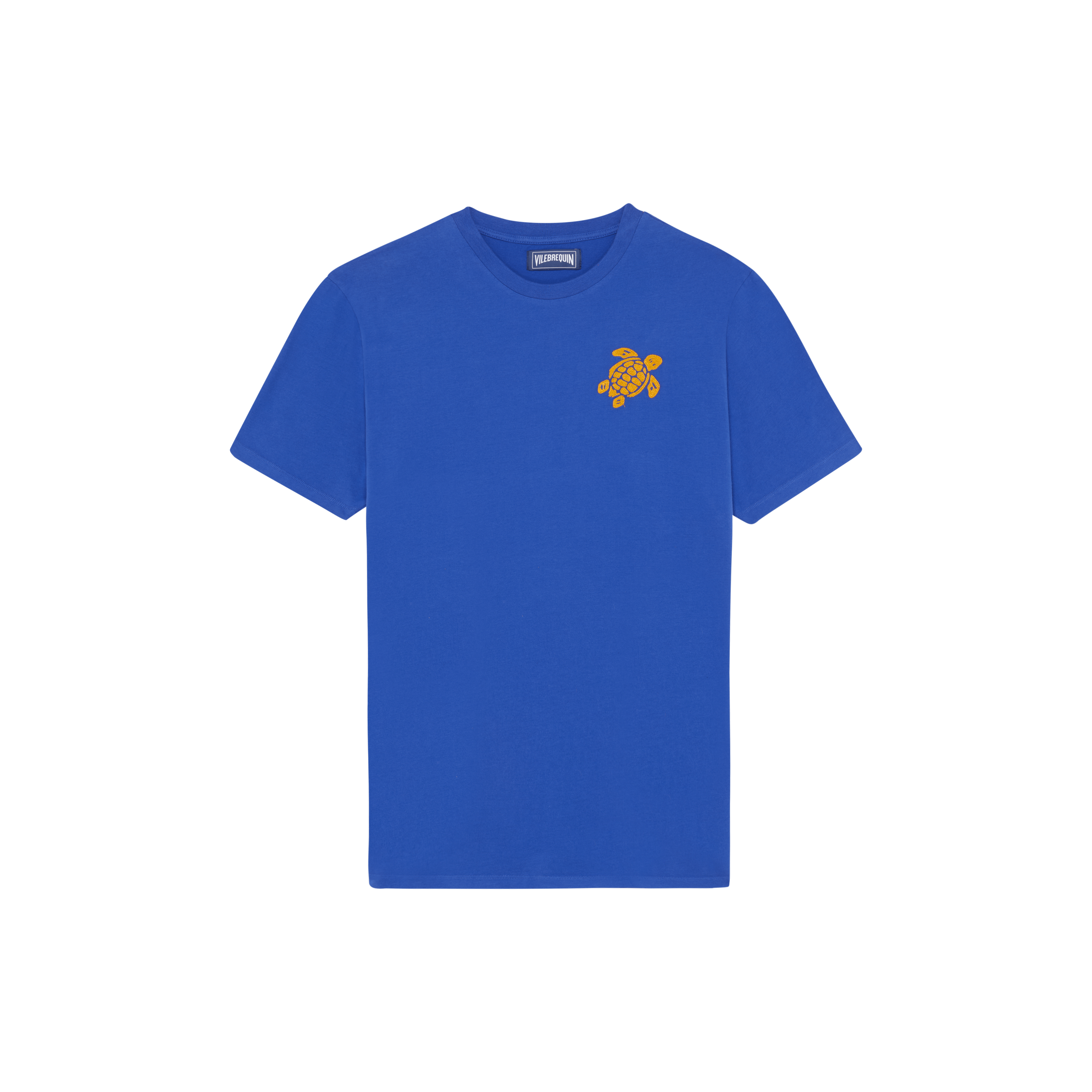 T-shirt en coton organique homme Tortue brodée