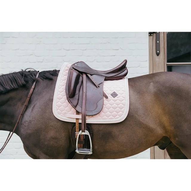 Zadeldek Kentucky Plaited Cord Dressuur Lichtroze