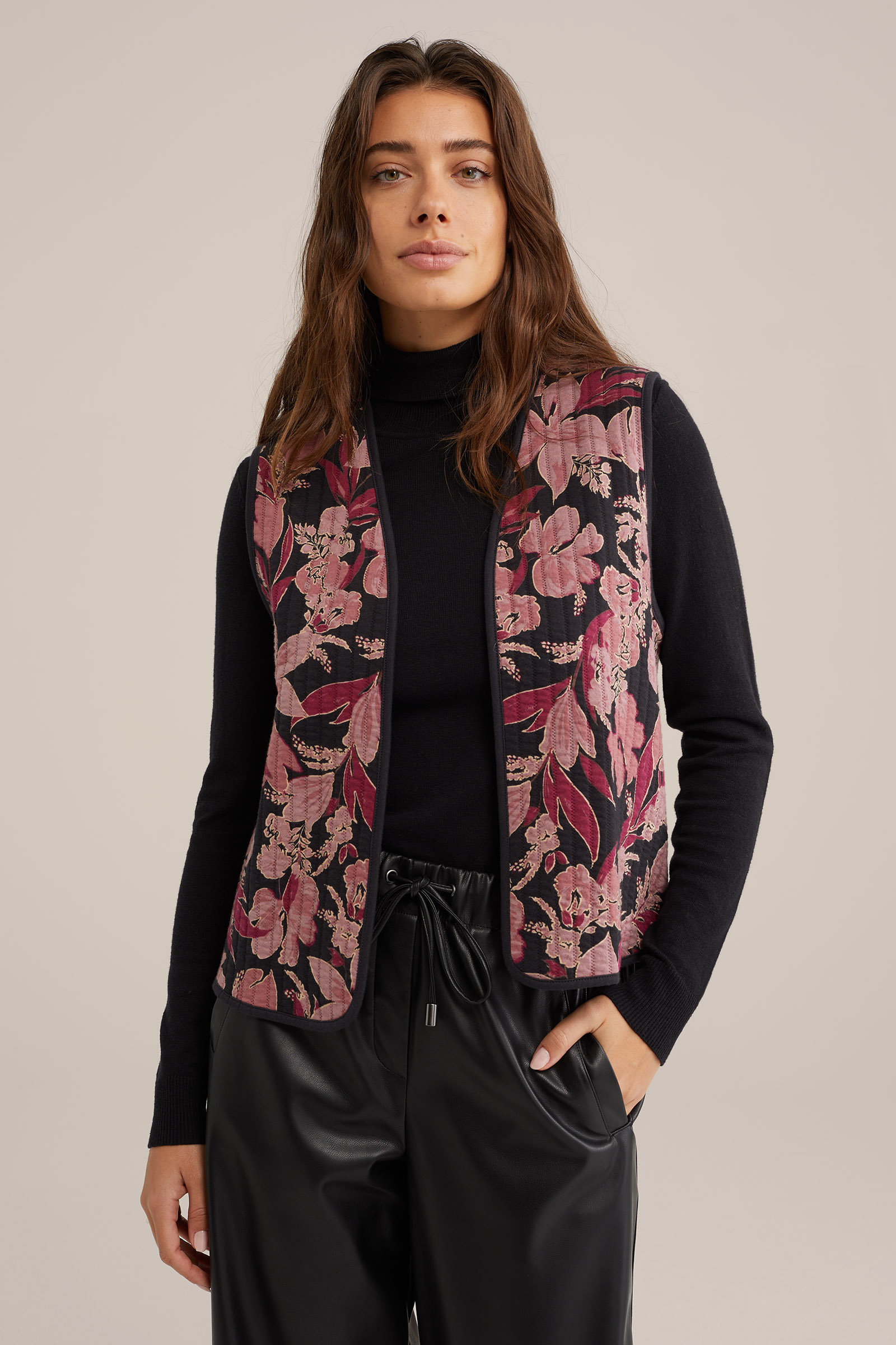 gilet met dessin WE Fashion Koraalroze