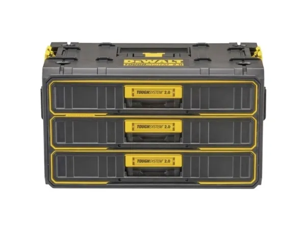 DeWALT TOUGHSYSTEM 2.0 - Værktøjskasse - 3 skuffer - ABS plastic
