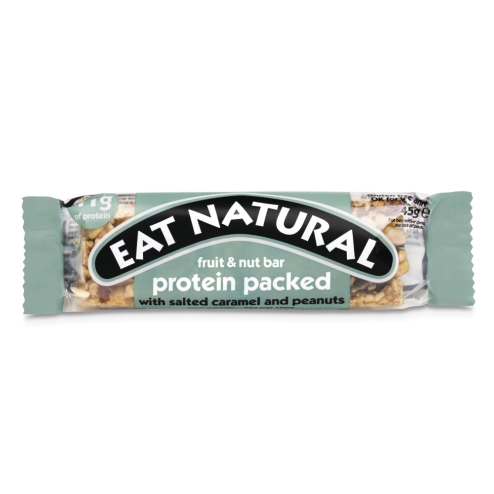 6x Eat natural Protein Bar Packed with Salted Caramel3 x 45 gr