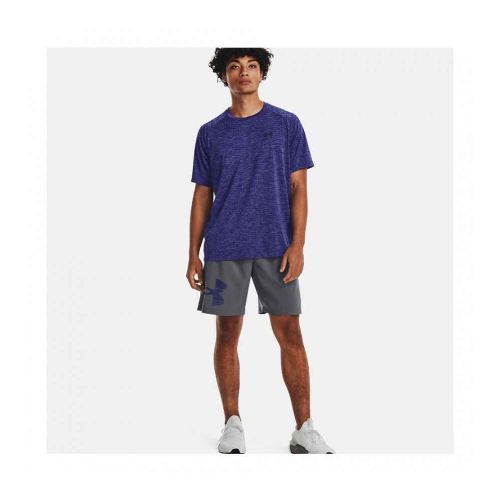 Under Armour UA TECH™ 2.0 - Maillot Homme sonar blue/black