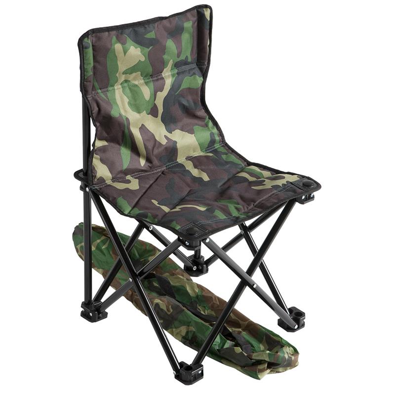 Fauteuil De Pêche Mikado Plein Air Camou Vert
