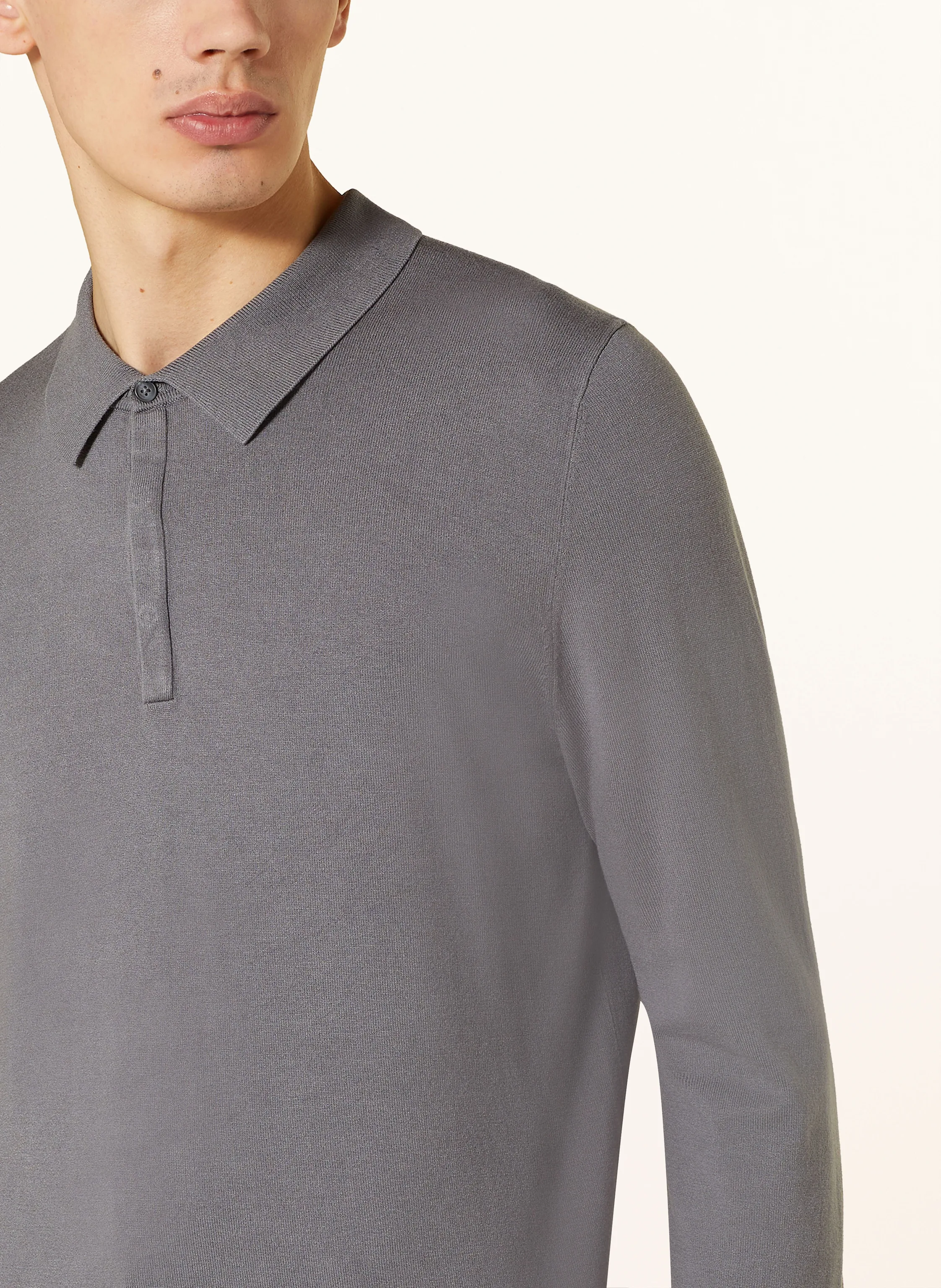 HUGO Strick-Poloshirt SAN PIPPO Slim Fit