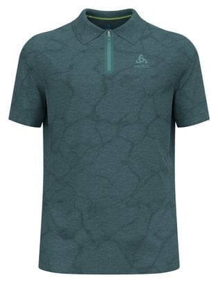 Polo Manches Courtes Odlo Ascent Chill-Tec Vert