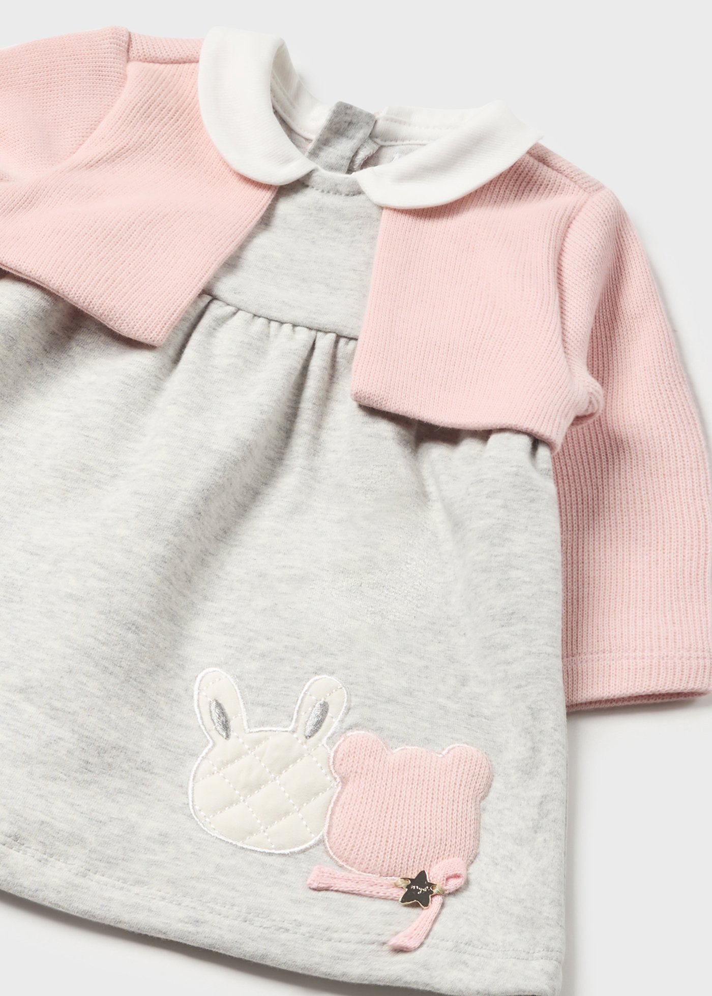 Vestido tipo cardigã Better Cotton para recém-nascido
