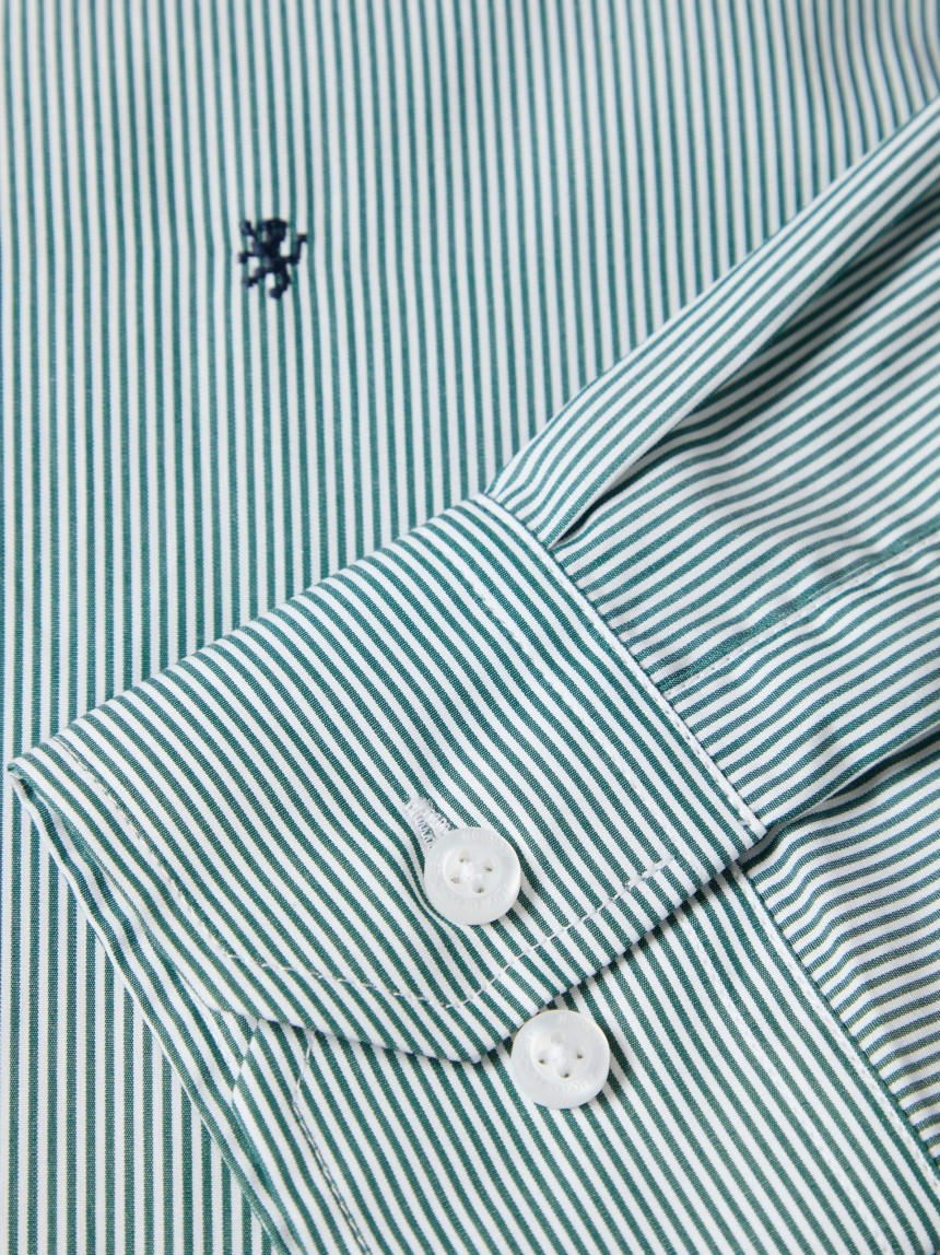Camisa regular fit de algodão