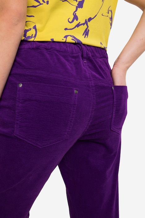 7/8 Cordhose, Gummizug