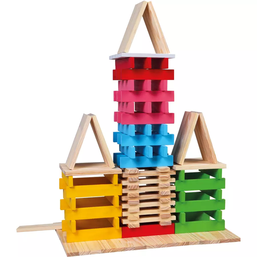 Bino Holzbausteine Stadt, 150 tlg.