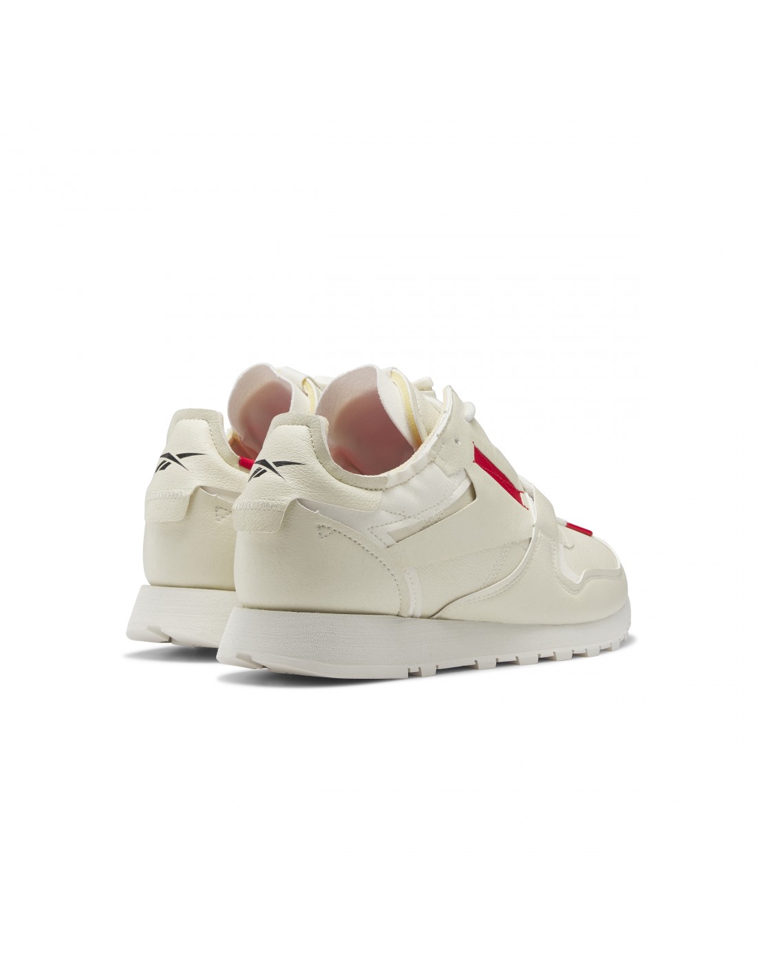 reebok sneakers femme classic vegan cuir beige