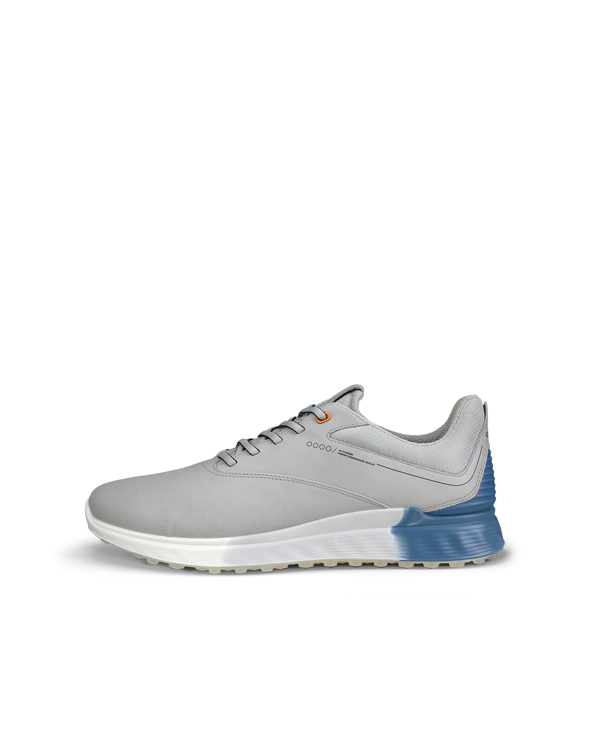ECCO M Golf S-Three Herren Golfschuh aus Leder mit Gore-Tex Grau