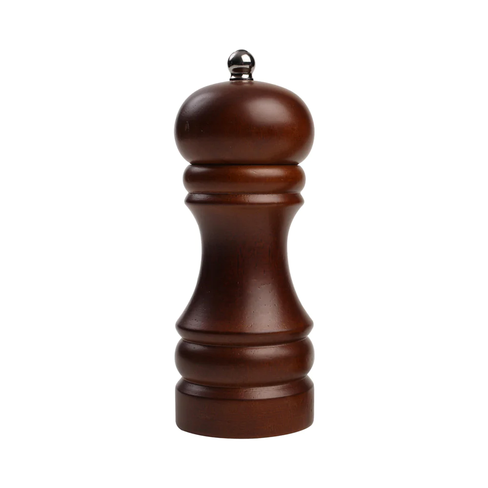 Moulin à poivre Capstan hauteur 15 cm en hévéa cacao T&G Woodware