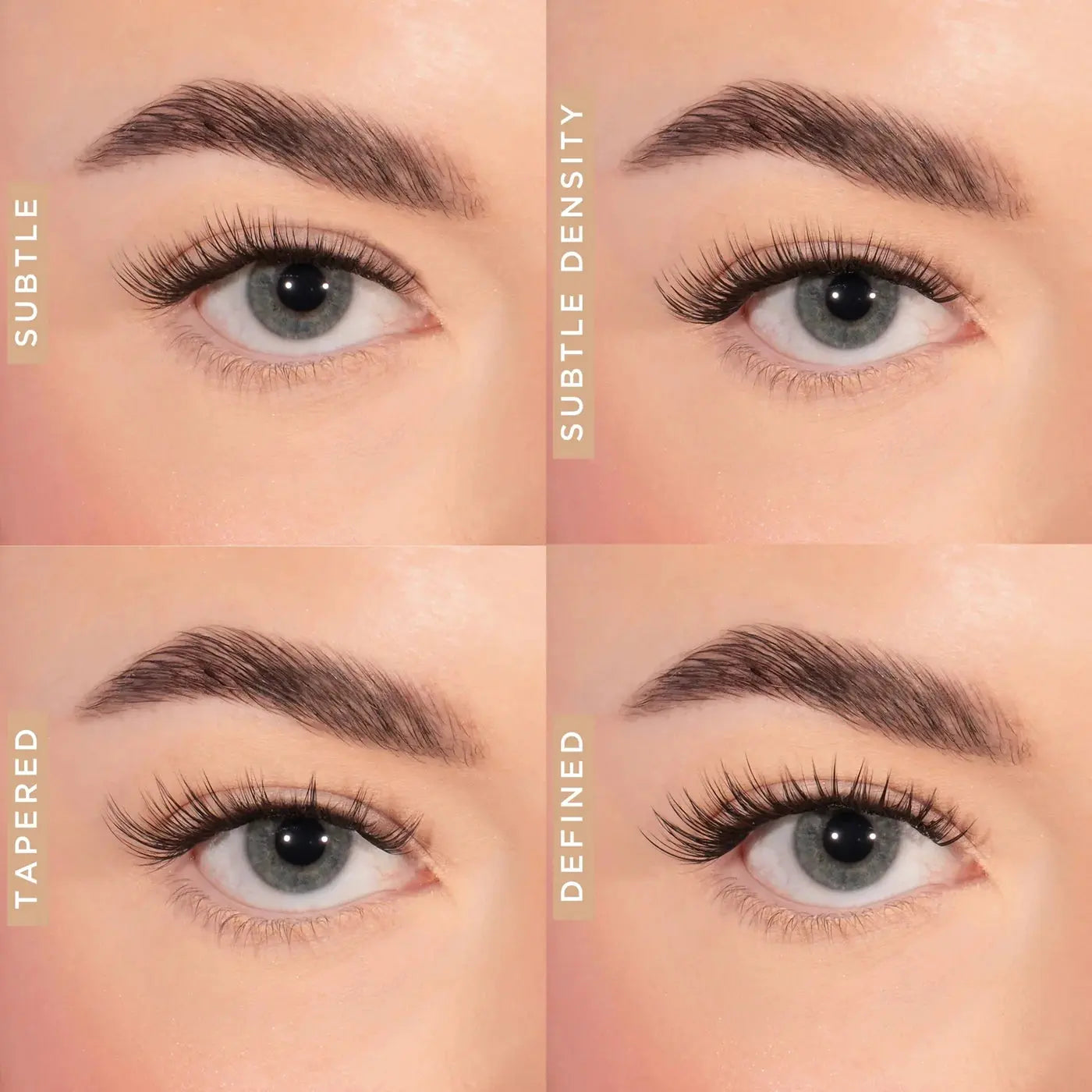 Defined Pre-Glued Lashes set