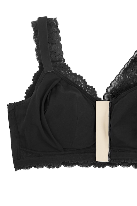 Bralette, Spitze, Reißverschluss, ohne Bügel