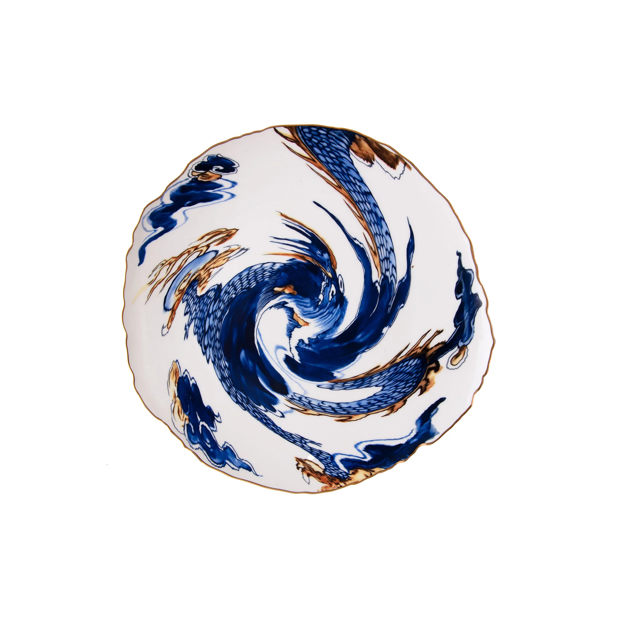 Assiette céramique | Bleu
