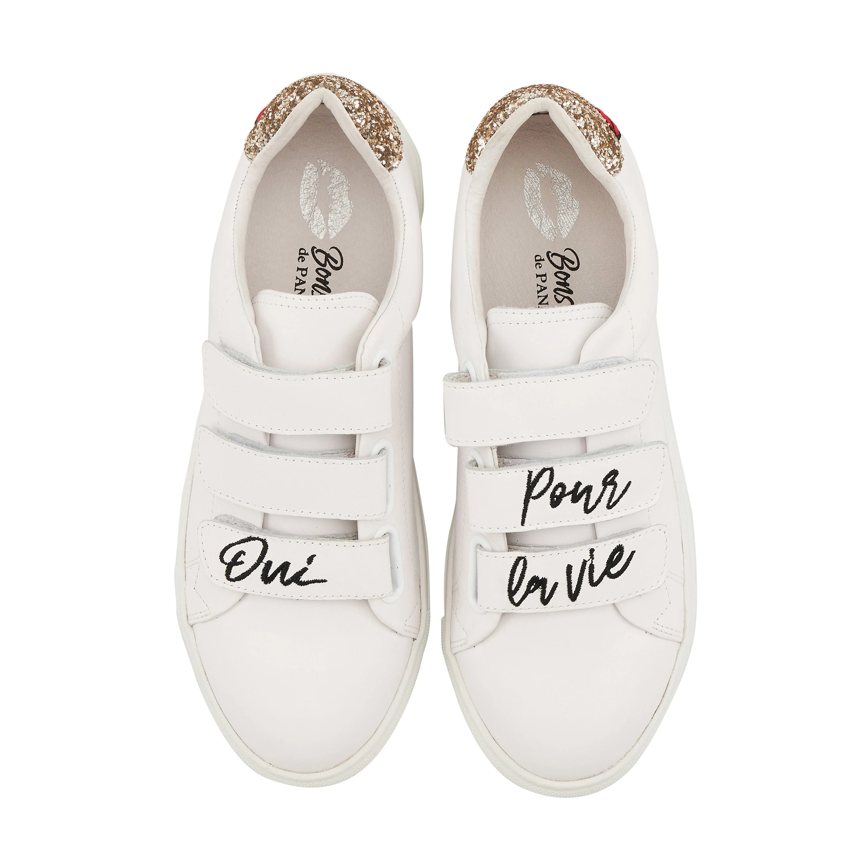 EDITH POUR LA VIE - Sneakers en cuir | Blanc