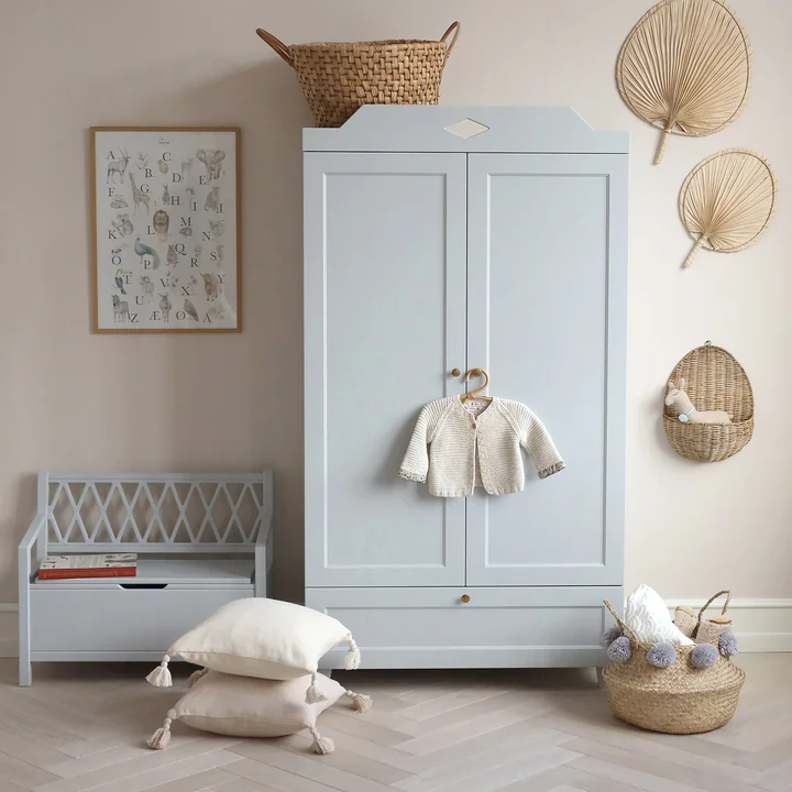 Cam Cam Copenhagen - Luca Kleiderschrank, 165 x 90 x 55 cm, weiss