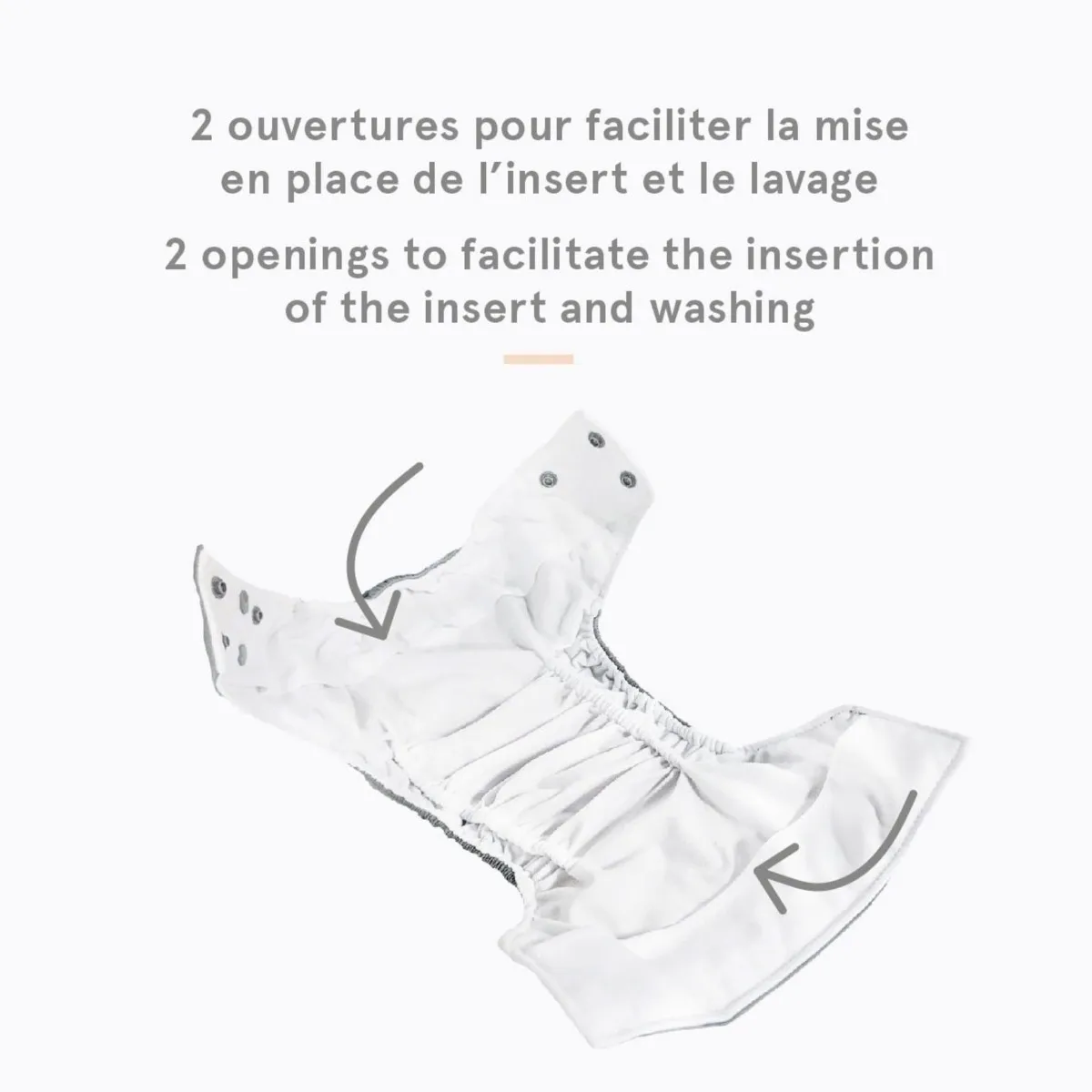 La Petite Ourse Couche Lavable 10-35lb - Fleur