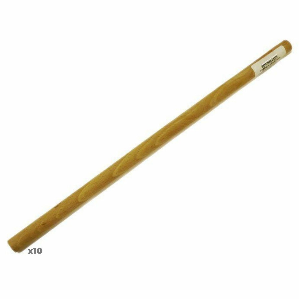 10 tourillons lisses en bois pour tissage mural 30 cm ø 12 mm