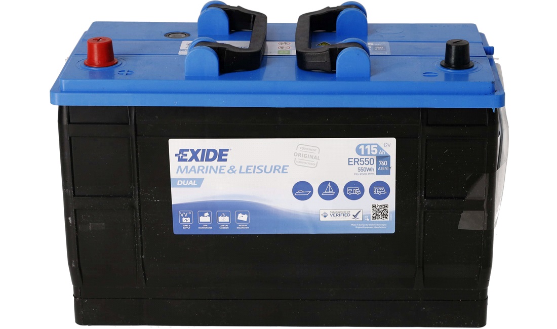 Batteri 12V 115Ah Syrebatteri standard