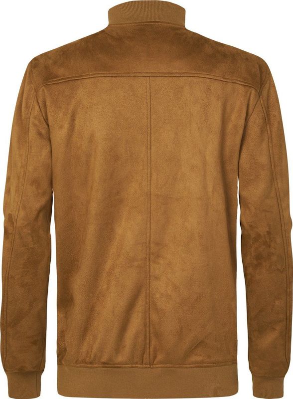 Bomber Jas - Suede - Petrol - Ritssluiting - Steekzakken