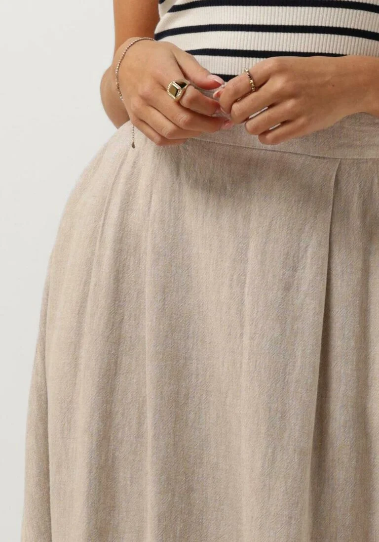 MSCH COPENHAGEN zand msch copenhagen midirok mschjovene ginia hw long skirt