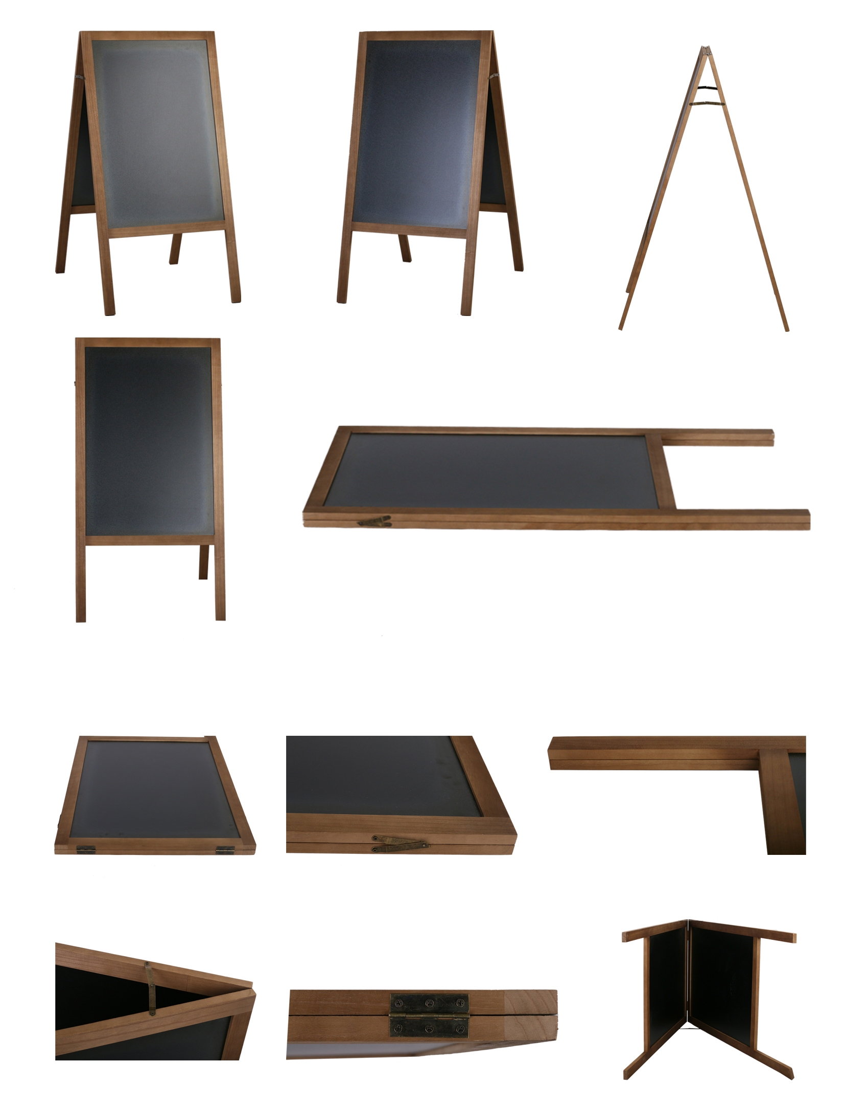 Kundenstopper Kreidetafel 102 x 56 cm braun