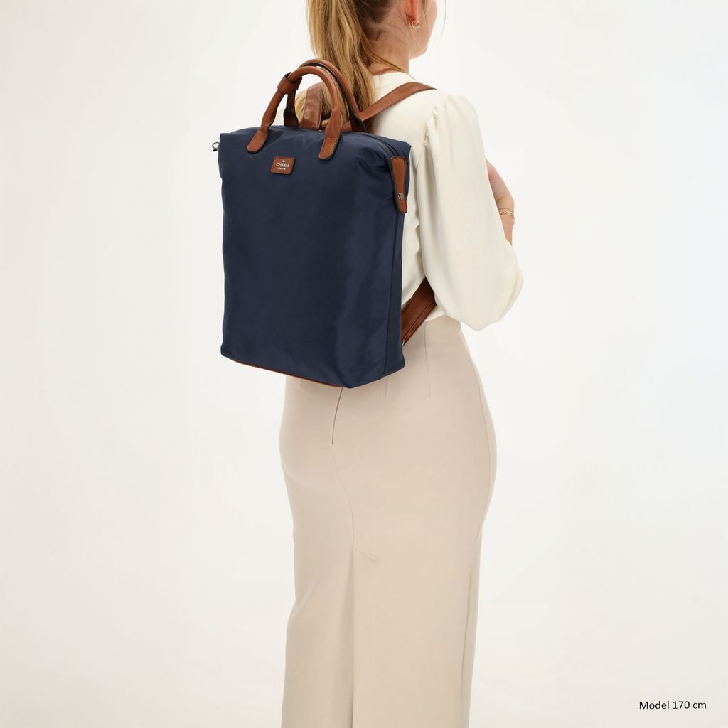 Charm London Buckingham Rugzak L 15,6 inch Blauw