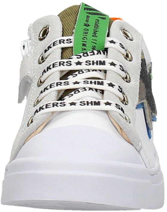 Shoesme Veterschoenen Laag wit