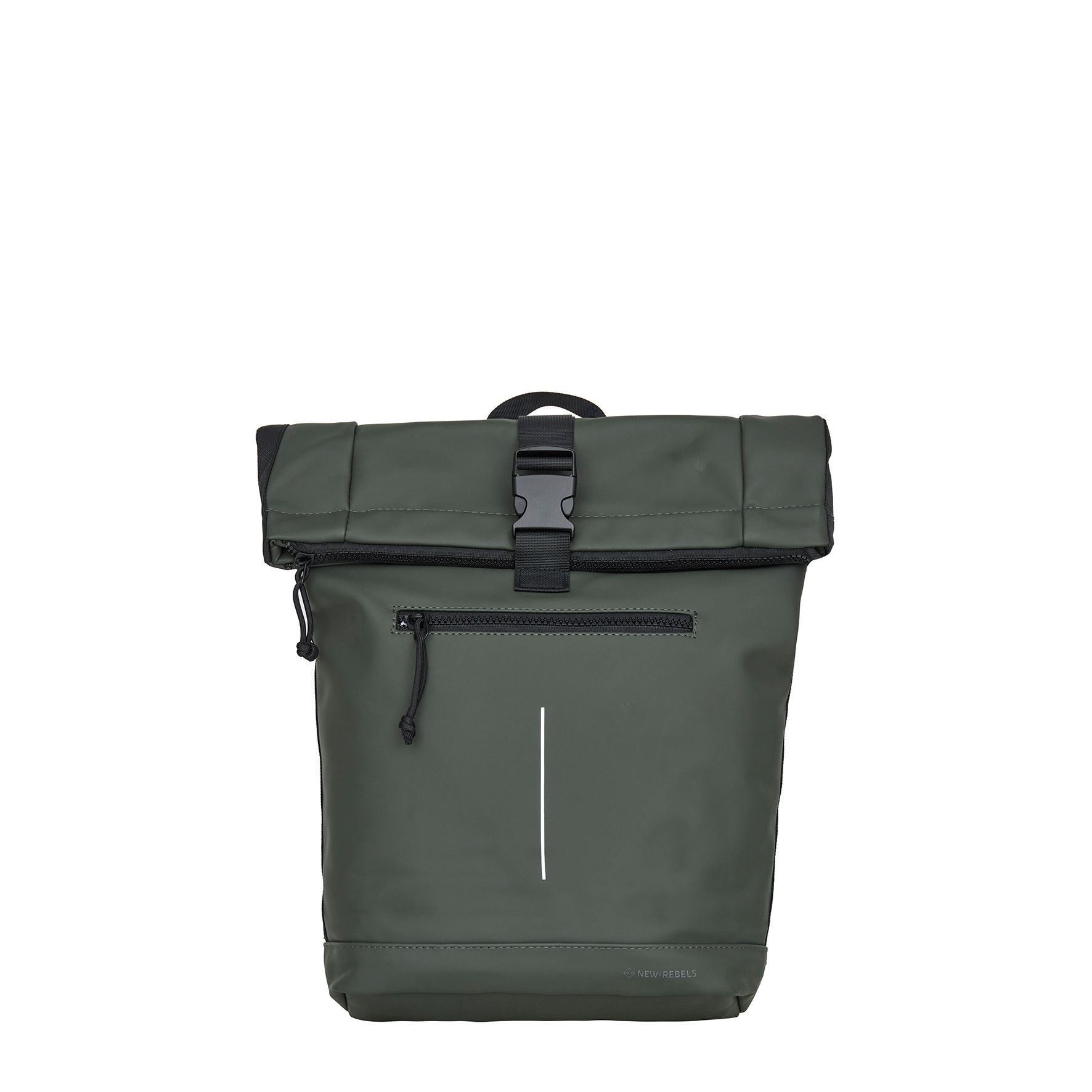 New Rebels Mart New York Rolltop Backpack Night Darkgreen
