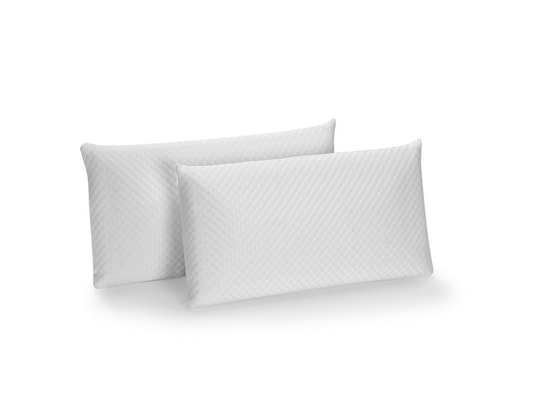 XALUCA - Pack oreiller Pack 2 oreillers confort 12 cm 70x35 - mousse à mémoire de f...