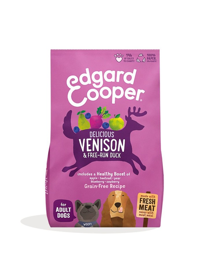 Edgard Cooper - Fresh Venison & Free-run And, Adult 7kg - 5425039485140