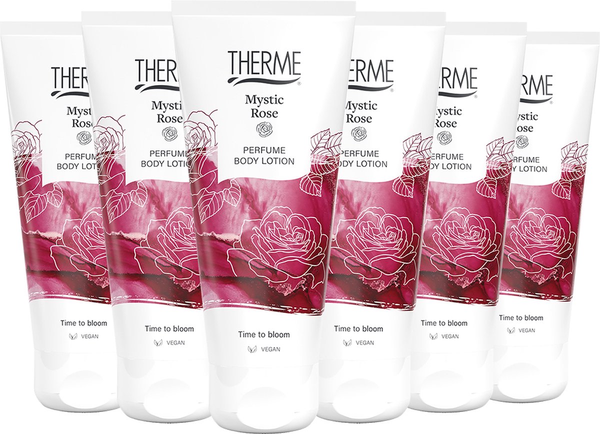 6x Therme Bodylotion mystic rose (200 ml)