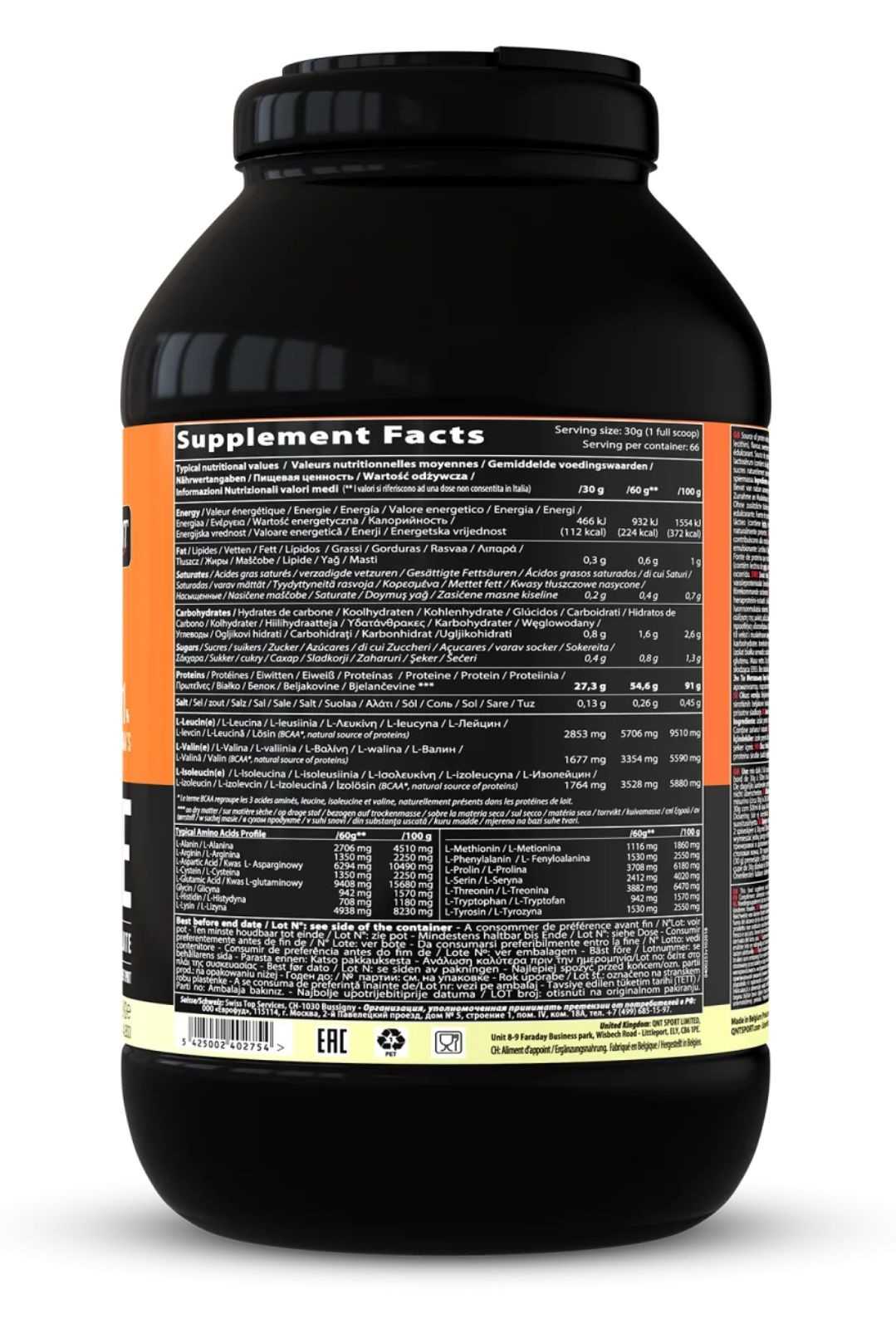 QNT Metapure Whey Zero Carboidrato 908 g