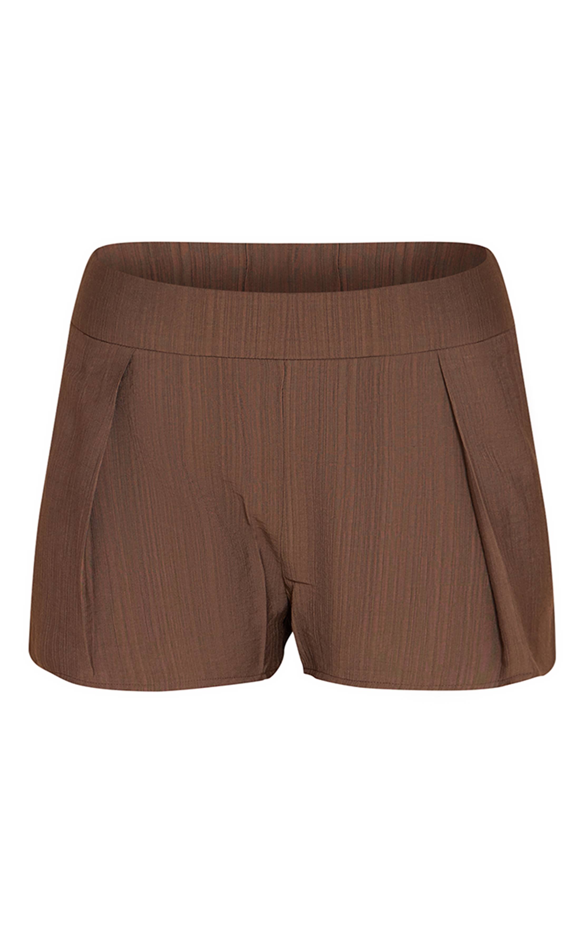Chocolat Short Fluide Texturé