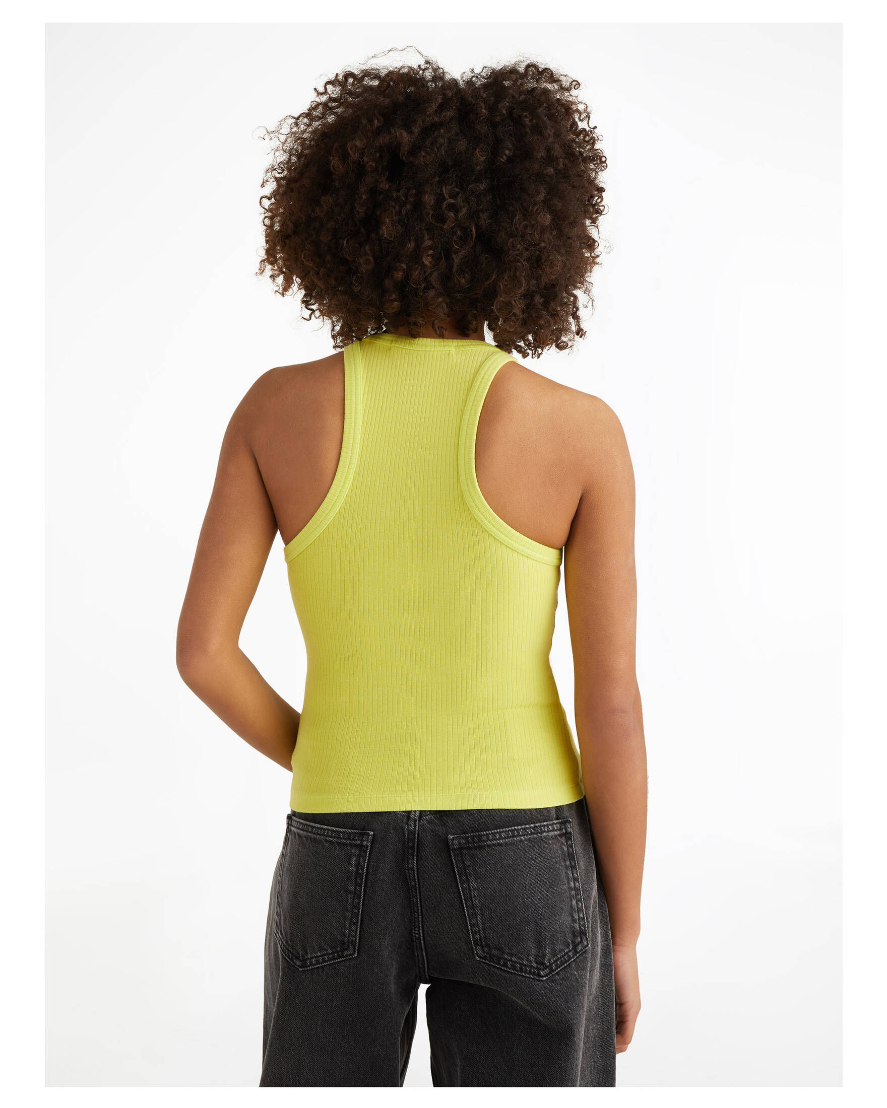 CALVIN KLEIN JEANS| Damen Tanktop ACID WASH RIB TANK TOP