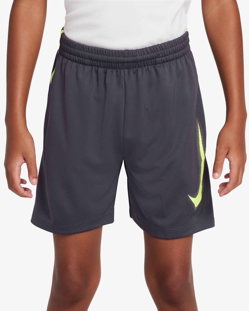 Short de training Nike Multi Gris & Jaune Fluo pour enfant