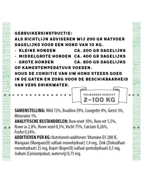 Jarco Dog Blikvoeding 400 g - Hondenvoer
